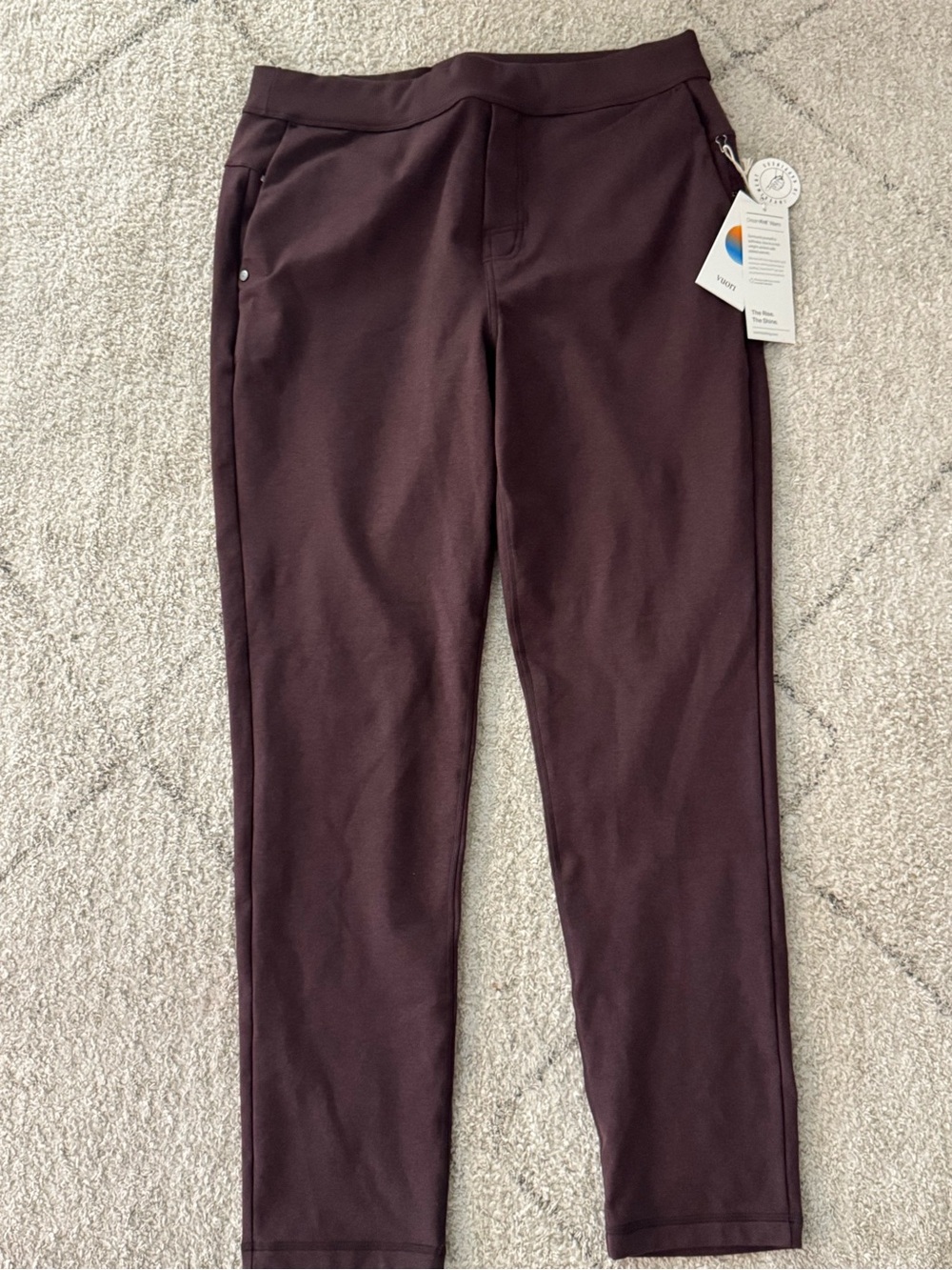 Vuori Men’s Joggers - Plum Brown